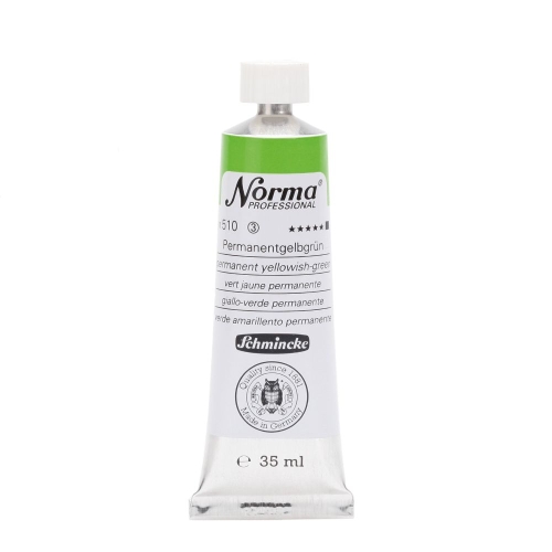 Norma Öl Farbe 35 ml permanent yellowish-green (g.P. 1L=391,42€)
